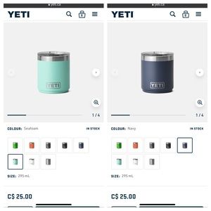 2 for 1 stackable yeti cups